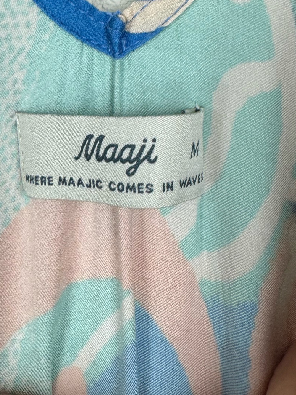 MAAJI jasmine long dress in tropical bliss sz M - Picture 7 of 8